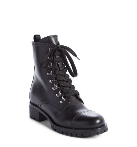 boots women prada|prada combat boots women's.